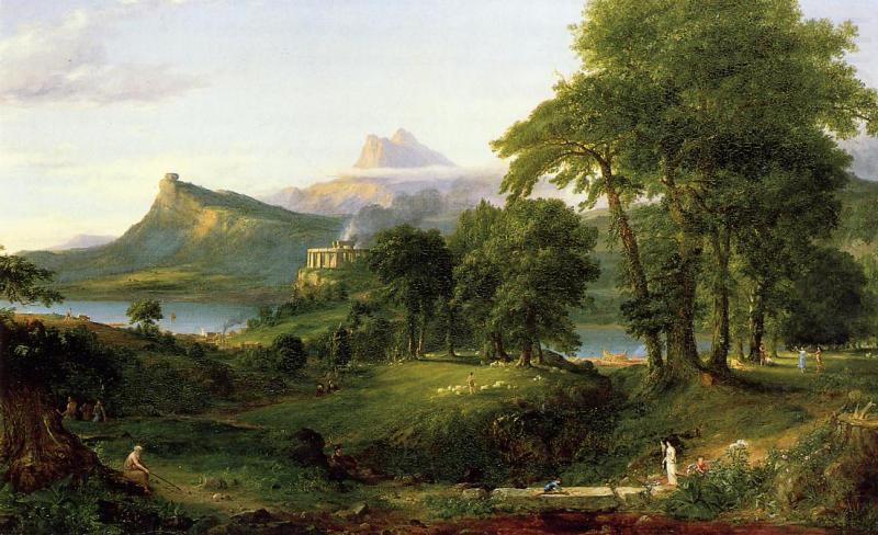 Thomas Cole Course of Empire oil painting picture